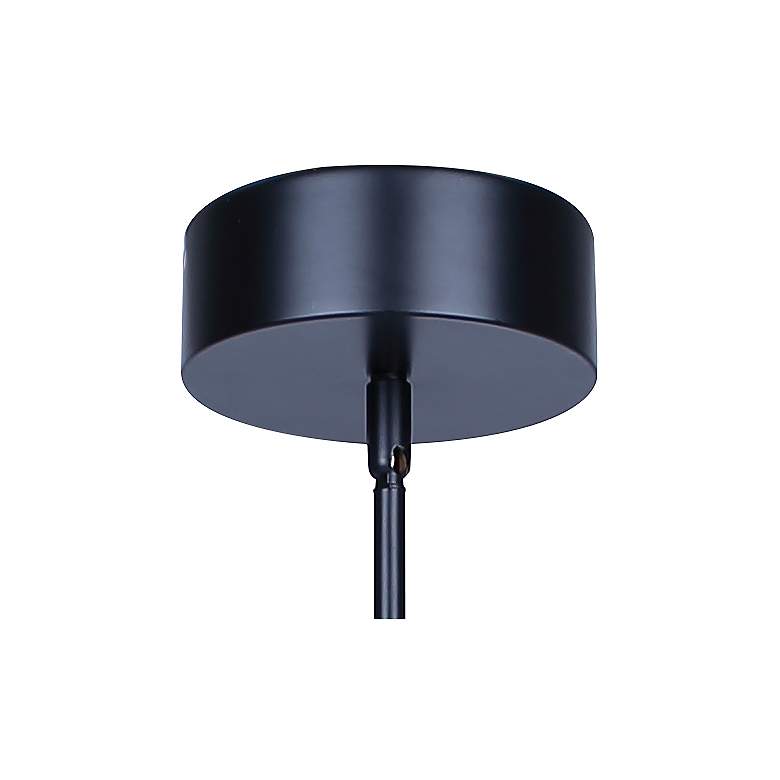 Image 7 Canarm Montgomery 34" Wide Modern Matte Black LED Island Pendant more views