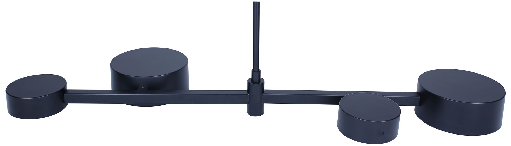 Canarm Montgomery 34" Wide Modern Matte Black LED Island Pendant