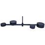 Canarm Montgomery 34" Wide Modern Matte Black LED Island Pendant