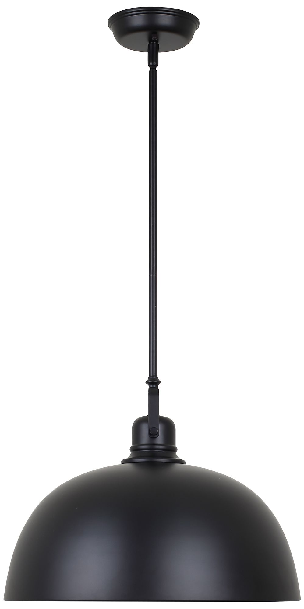 Image 5 Canarm Polo 16" Wide Modern Matte Black Dome Pendant more views