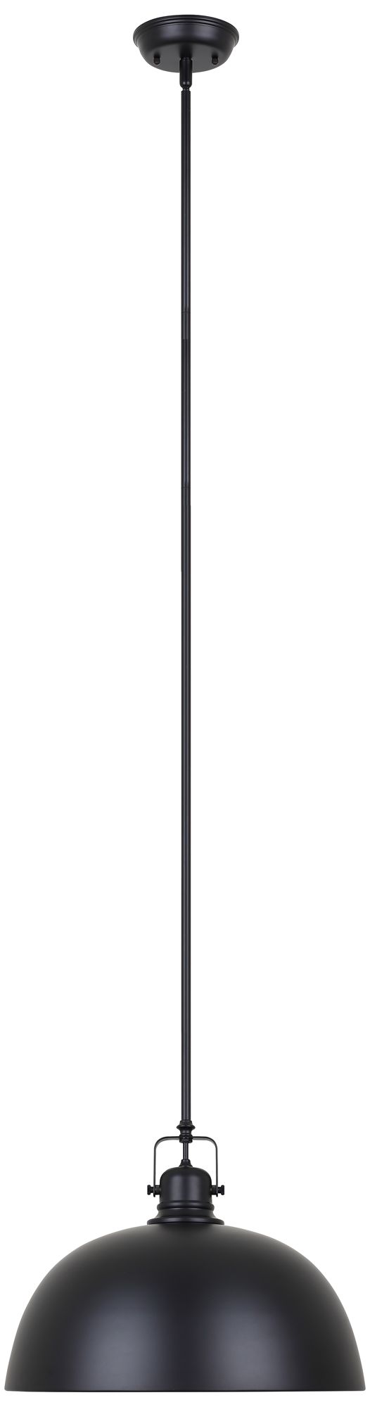 Image 7 Canarm Polo 16" Wide Modern Matte Black Dome Pendant more views