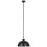 7_Canarm Polo 16" Wide Modern Matte Black Dome Pendant more views