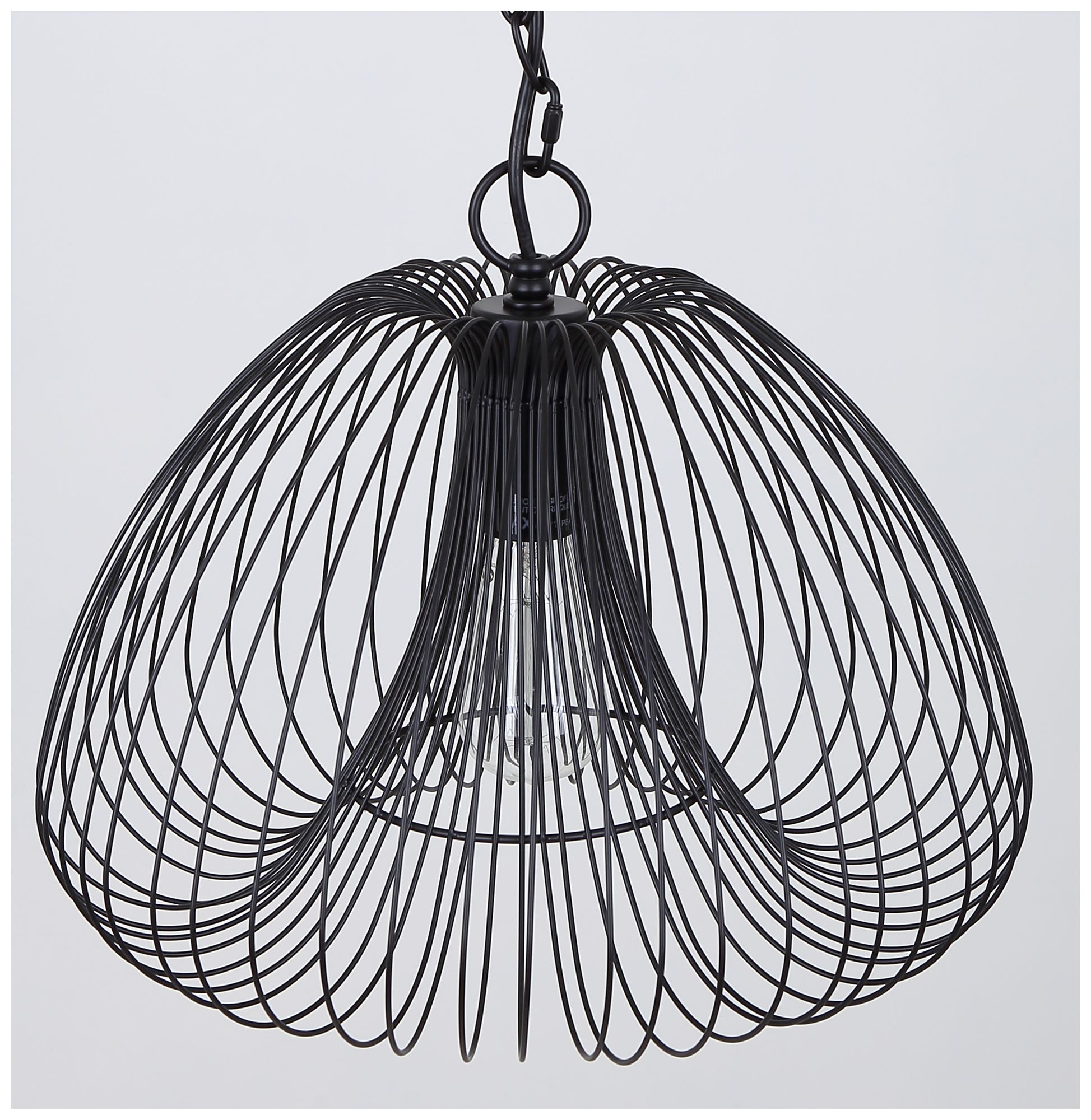 Image 5 Canarm Stockholm 16" Wide Modern Matte Black Swag Pendant more views