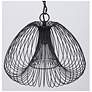 5_Canarm Stockholm 16" Wide Modern Matte Black Swag Pendant more views