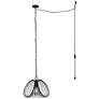 Canarm Stockholm 16" Wide Modern Matte Black Swag Pendant