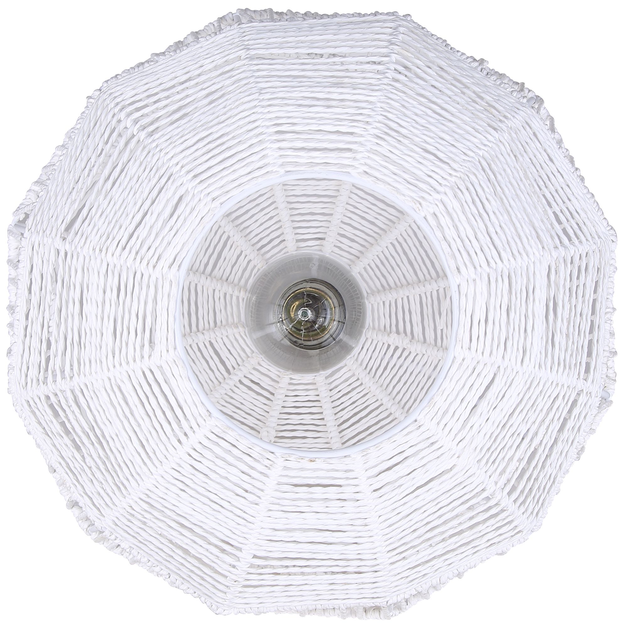 Image 4 Canarm Valence 15" Wide Modern White String Swag Pendant more views