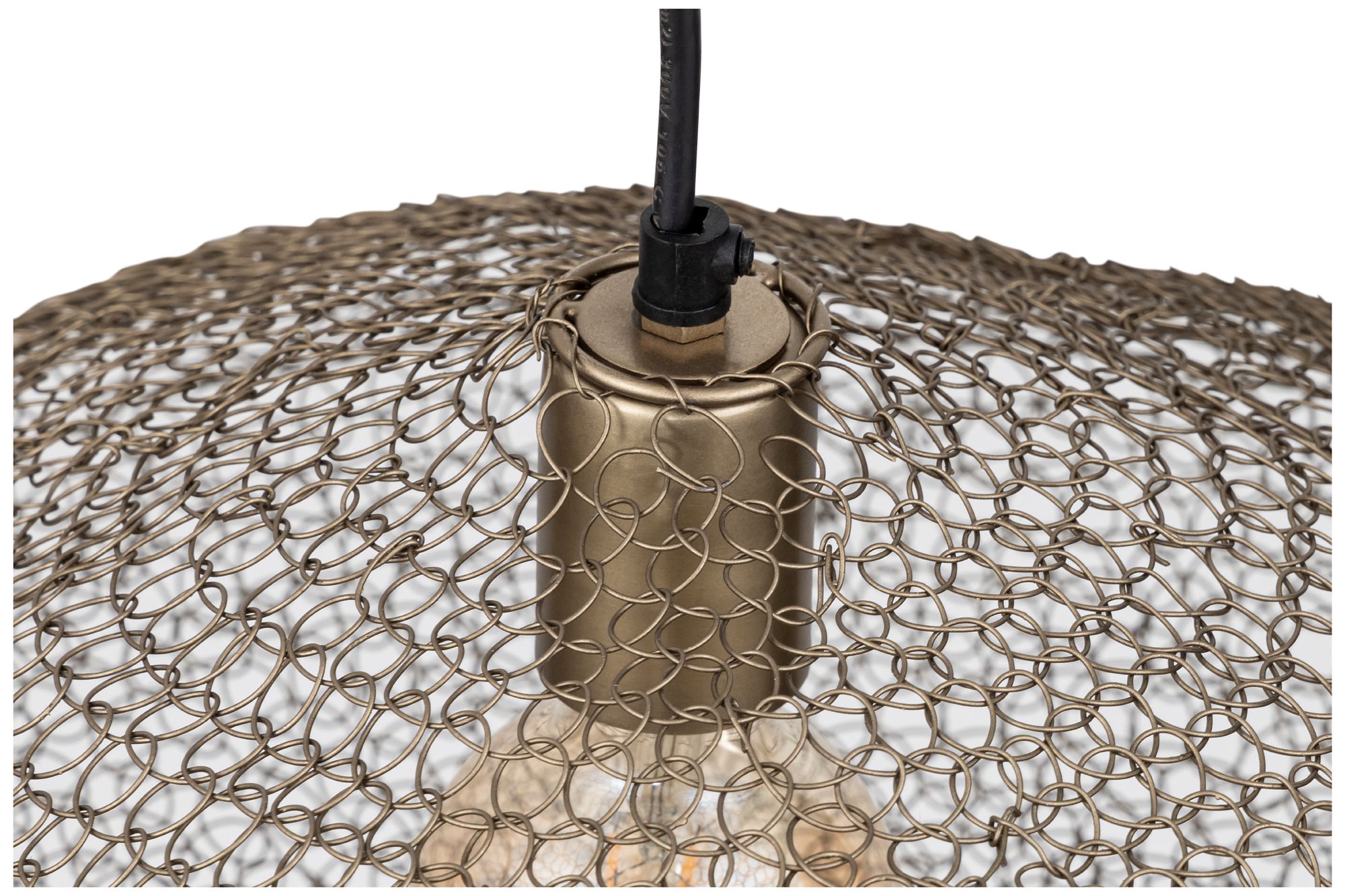 Canarm Warren 20" Wide Vintage Antique Brass Chain Pendant