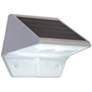 Watch A Video About the Canarsie White Outdoor Solar LED Deck Light