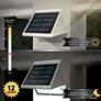 Watch A Video About the Canarsie White Outdoor Solar LED Deck Light