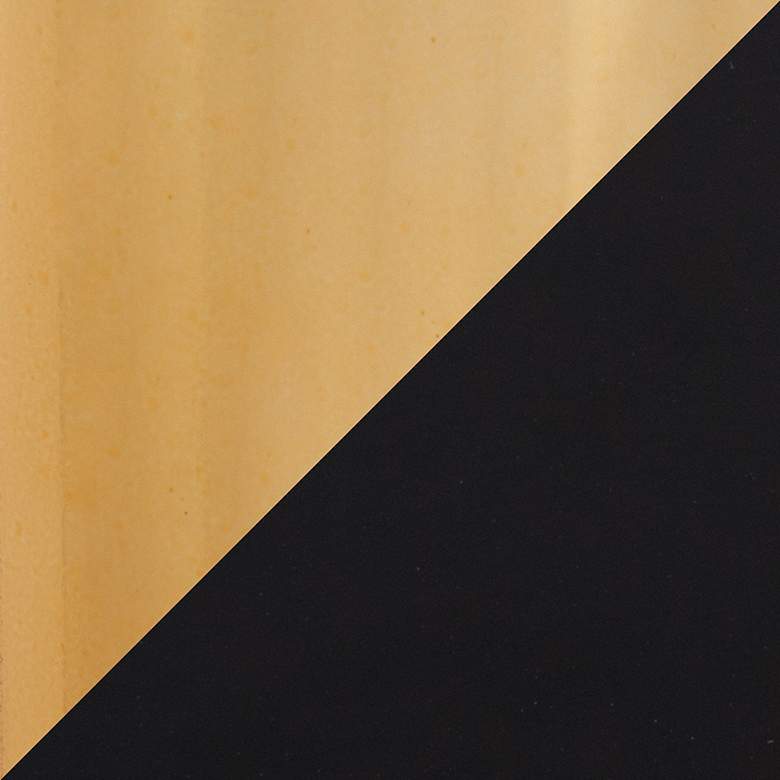 Image 4 Canary Bar Table in Gold Metal and Black Wood by LumiSource more views