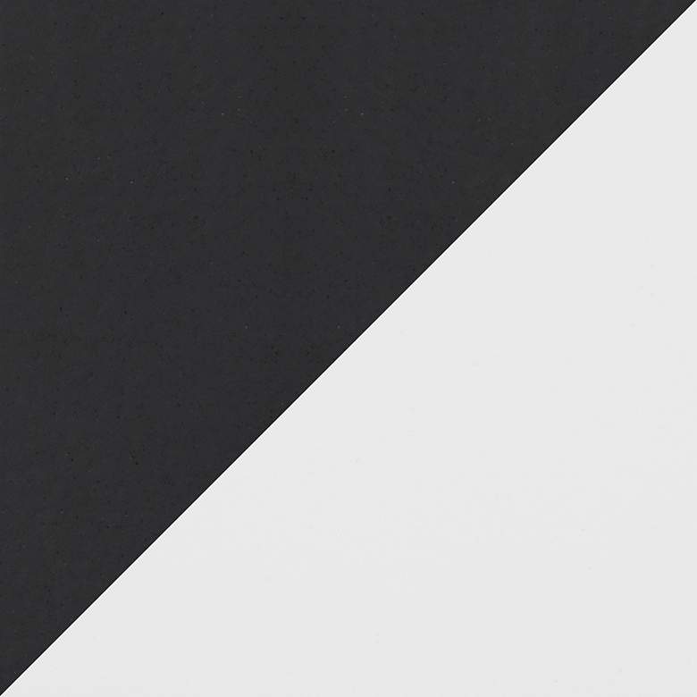 Image 4 Canary Contemporary Bar Table in Black Metal and White Wood by LumiSource more views