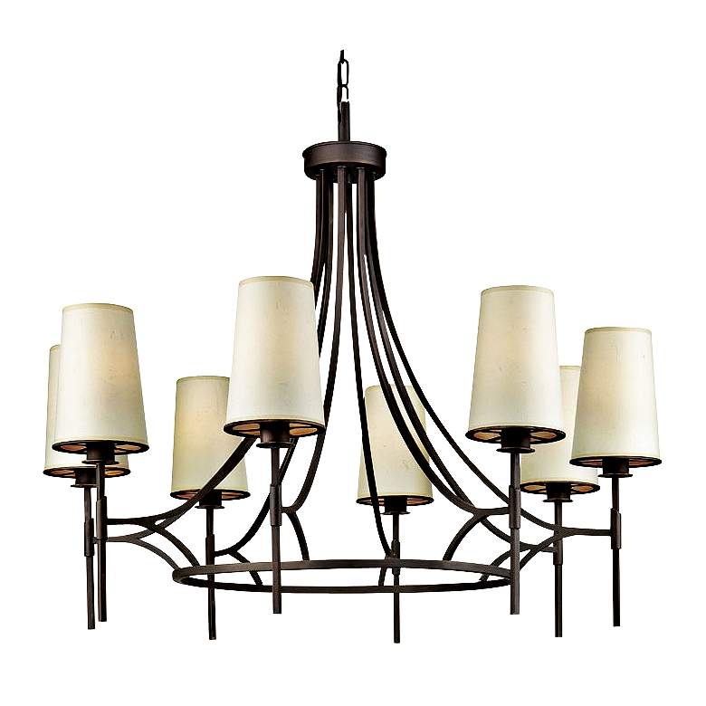 Image 1 Cancan Collection Eight Light Bronze Chandelier