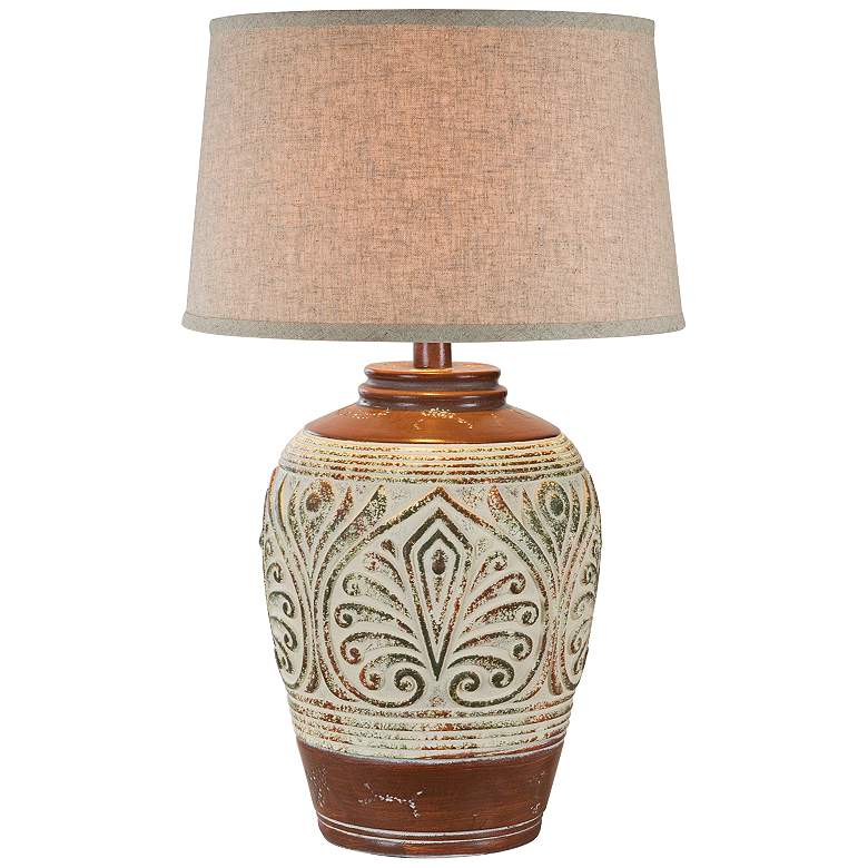 Image 1 Canciones Adobe 27" Handcrafted Rustic Western Southwest Table Lamp