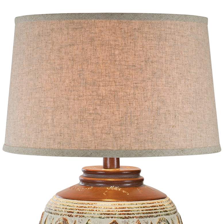 Image 2 Canciones Adobe 27" Handcrafted Rustic Western Southwest Table Lamp more views