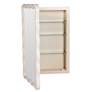 2_Candace Natural Oak 20" x 31" Medicine Cabinet Wall Mirror more views