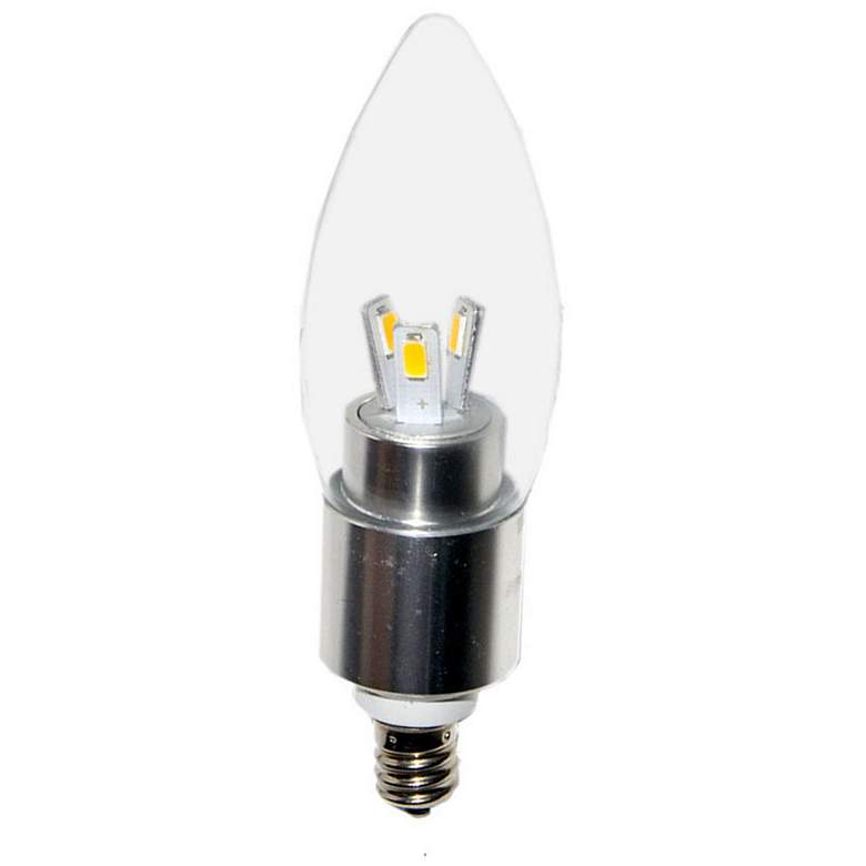 Image 1 Candelabra Base 5 Watt Dimmable LED Light Bulb