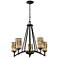 Candella Collection 26" Wide Dale Tiffany Chandelier