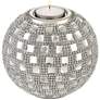 Candelo 4 1/4" High Crystal Beaded Tealight Candle Holder