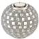 Candelo 4 1/4" High Crystal Beaded Tealight Candle Holder