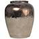 Candia 15.8" High Sienna Brown Ceramic Vase