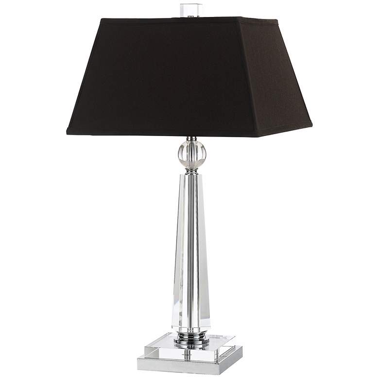 Image 1 Candice Olson Cluny with Black Shade Table Lamp