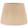 Candlelight Silk Empire Shirred Lamp Shade 10x14x10 (Spider)