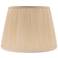 Candlelight Silk Empire Shirred Lamp Shade 10x16x10 (Spider)