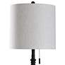 Candlestick 36" High White Shade Oil-Rubbed Bronze Tall Table Lamp