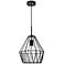 Candor 1 Lt Black Pendant