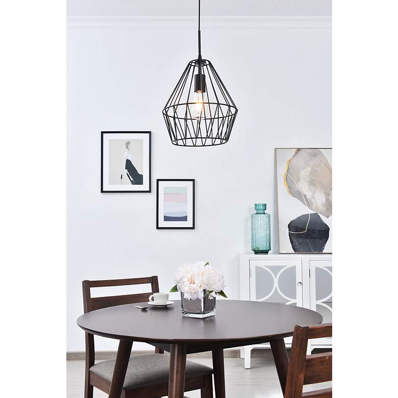 Image 3 Candor 1 Lt Black Pendant more views