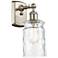 Candor 11"H Brushed Satin Nickel Wall Sconce w/ Clear Glass