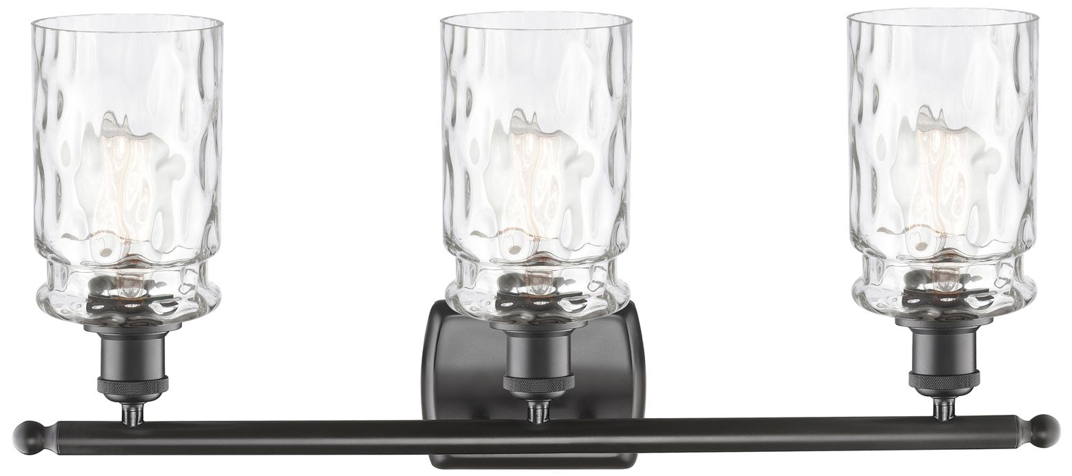 Image 5 Candor 26" Wide 3 Light Bronze Bath Vanity Light w/ Clear Waterglass S more views