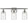 Candor 3 Light 26" LED Bath Light - Brushed Satin Nickel - Clear Water