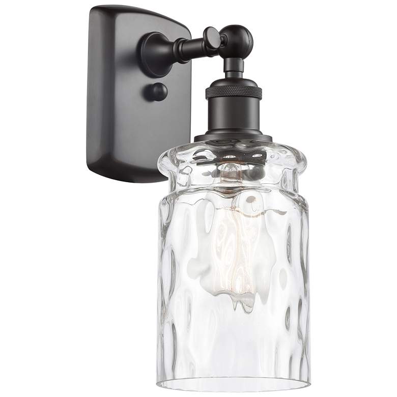 Image 1 Candor 5" LED Sconce - Bronze Finish - Clear Waterglass Shade