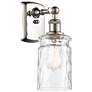 Candor 5" Polished Nickel Sconce w/ Clear Waterglass Shade
