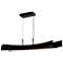 Candora 50" Wide Black LED Linear Pendant