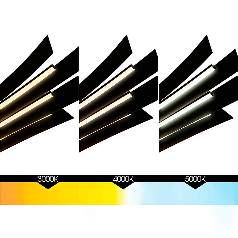 Image 6 Candora 50" Wide Black LED Linear Pendant more views