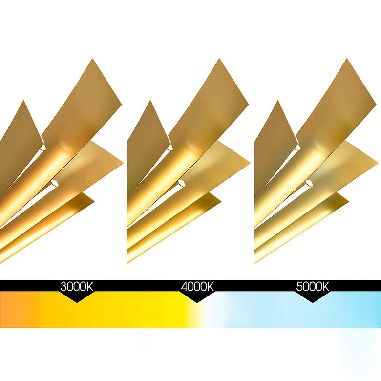 Image 7 Candora 50" Wide Brass LED Linear Pendant more views