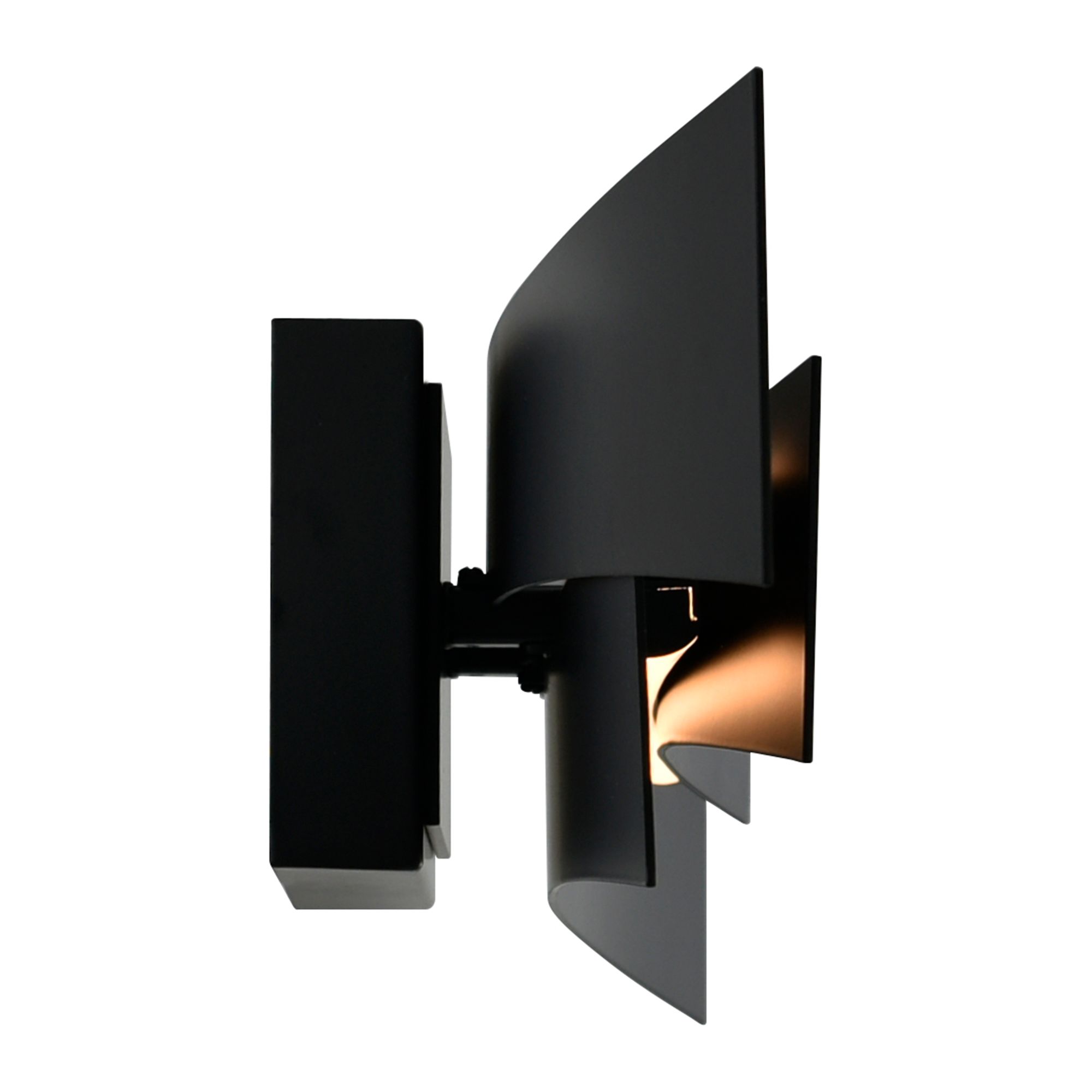 Image 6 Candora Integrated LED 24in Black Vanity Light more views