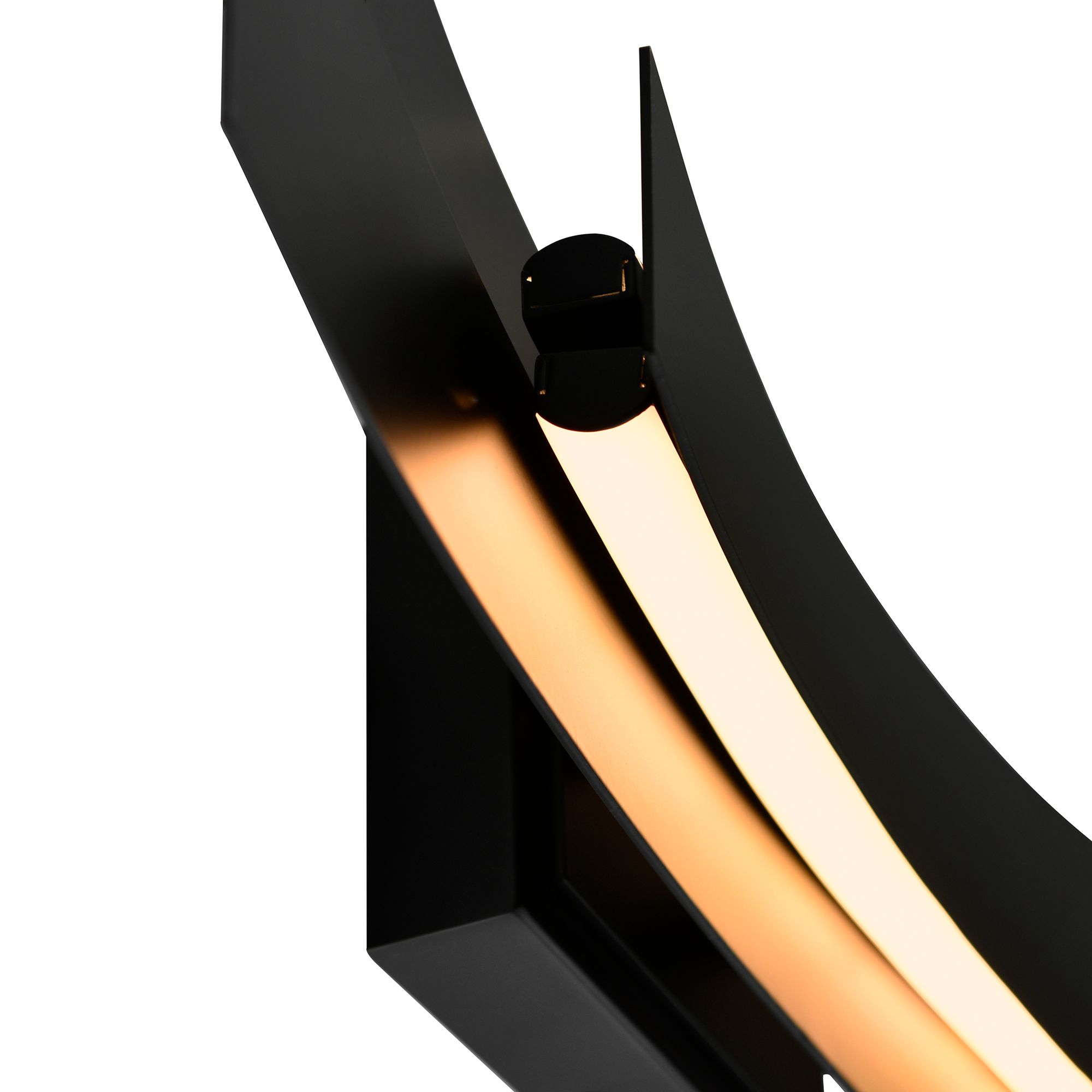 Image 7 Candora Integrated LED 24in Black Vanity Light more views