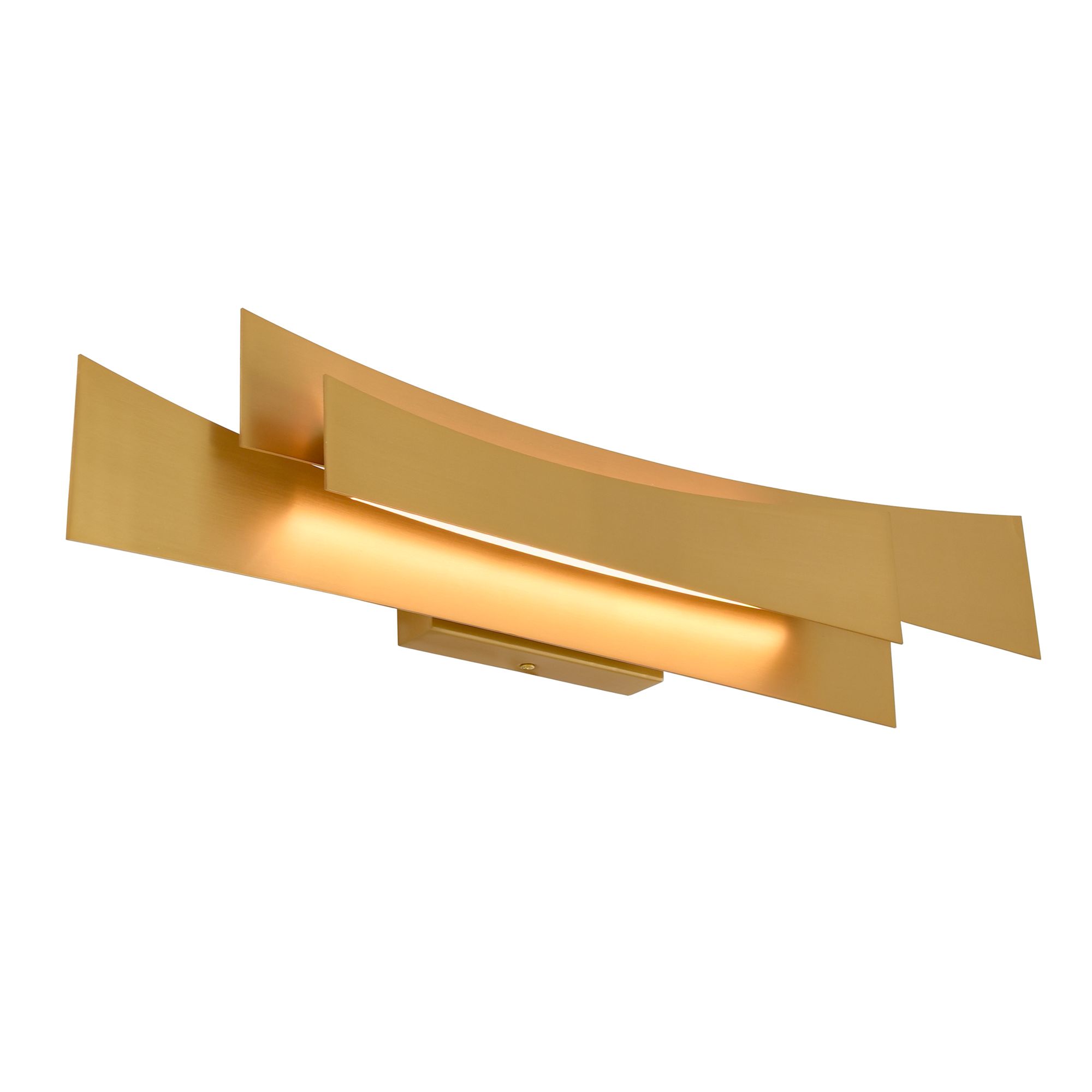 Image 4 Candora Integrated LED 24in Brass Vanity Light more views