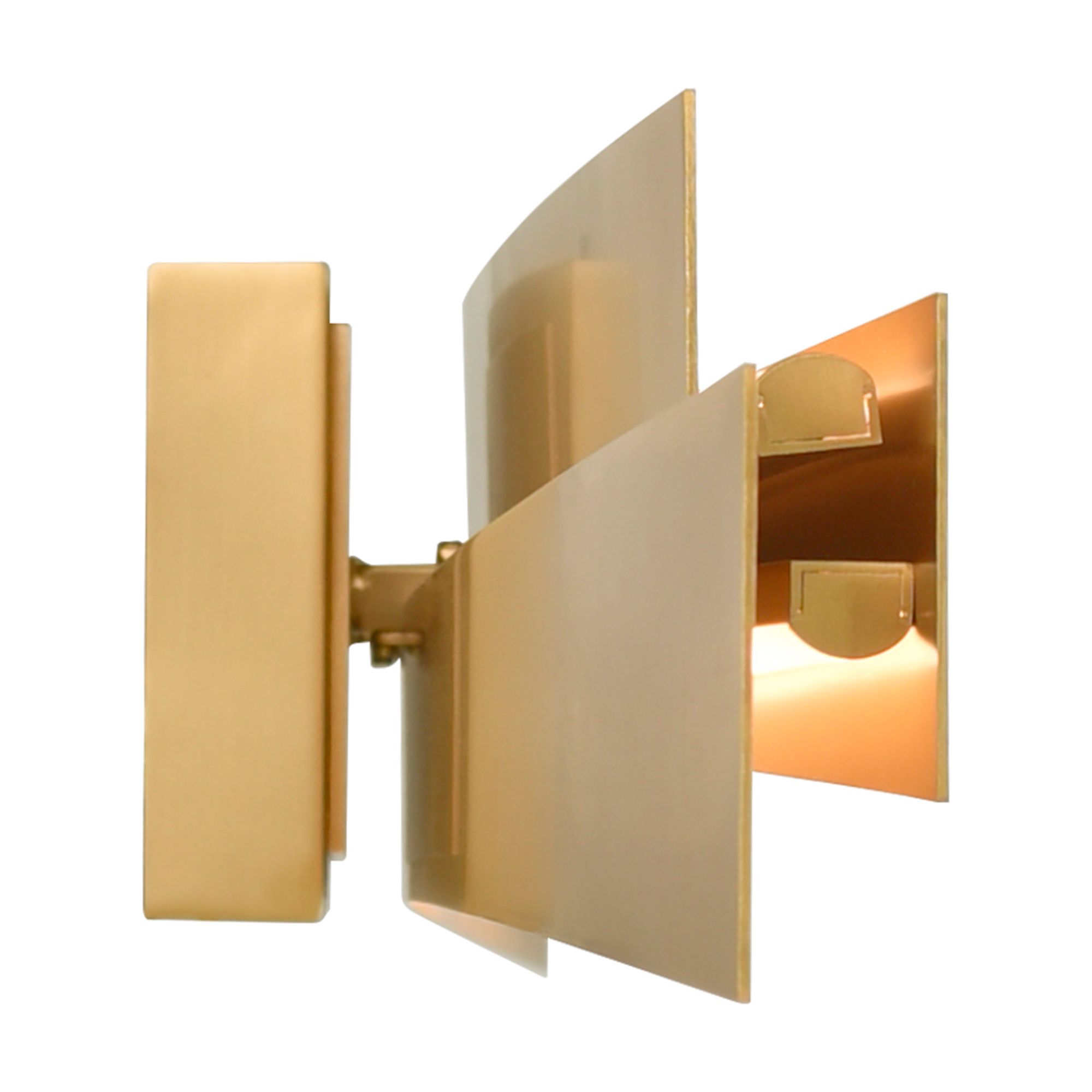 Image 5 Candora Integrated LED 24in Brass Vanity Light more views