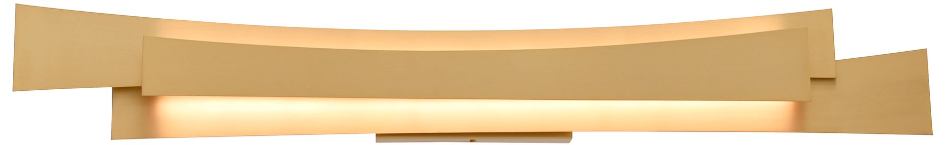 Candora Integrated LED 36in Brass Vanity Light