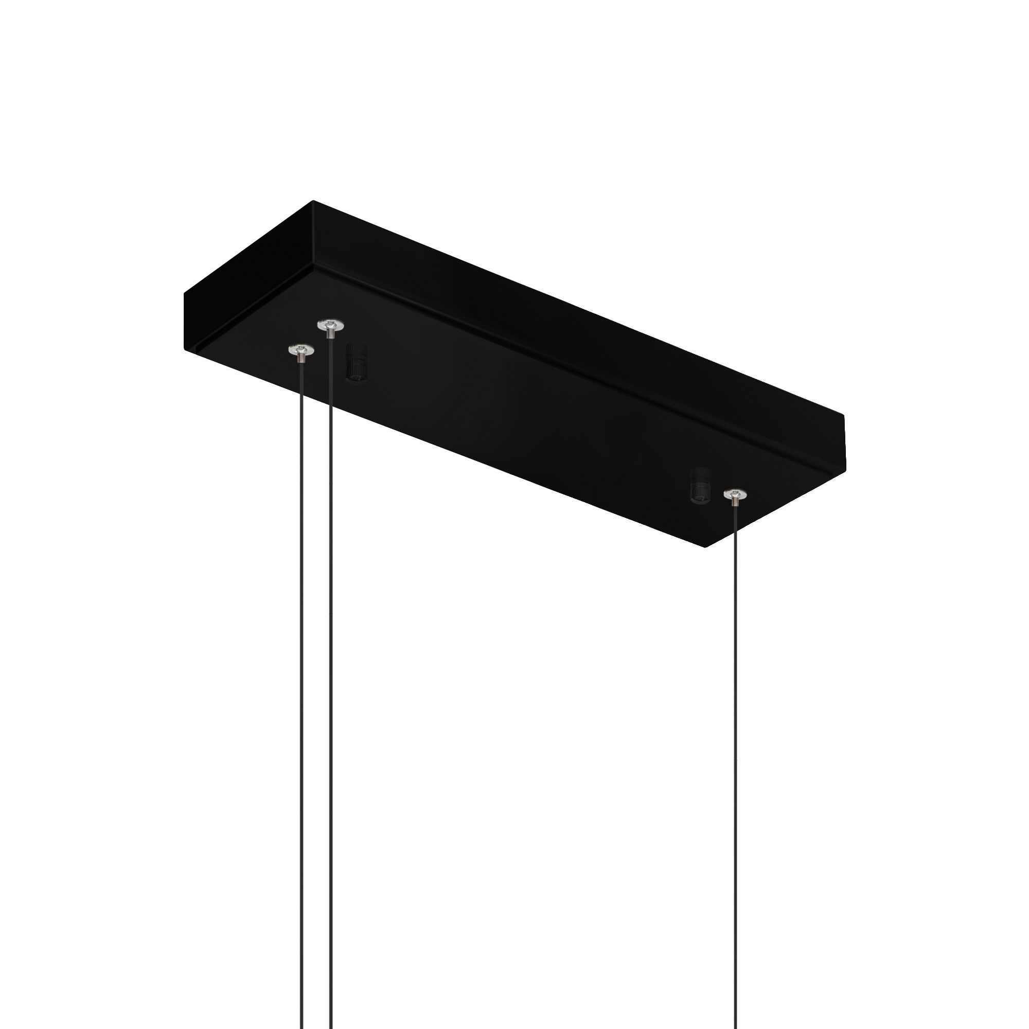 Image 3 Candora Integrated LED 50in Black Chandelier more views