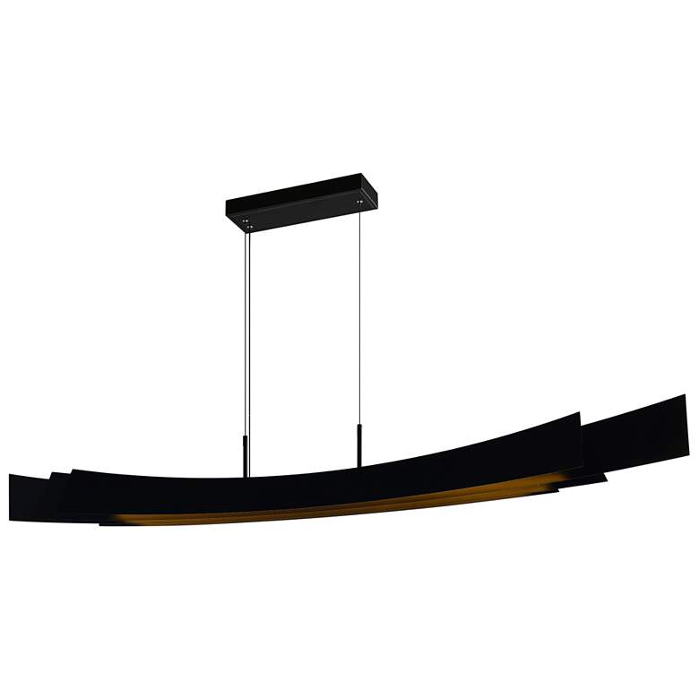 Image 1 Candora Integrated LED Black Island/Pool Table Light