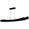 Candora Integrated LED Black Island/Pool Table Light