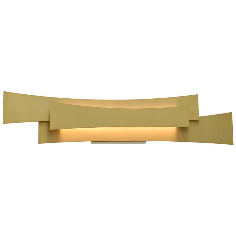 Image 1 Candora Integrated LED Brass Vanity Light