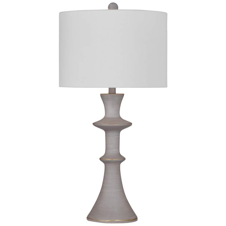 Image 1 Candra 30" High Light Cement Table Lamp