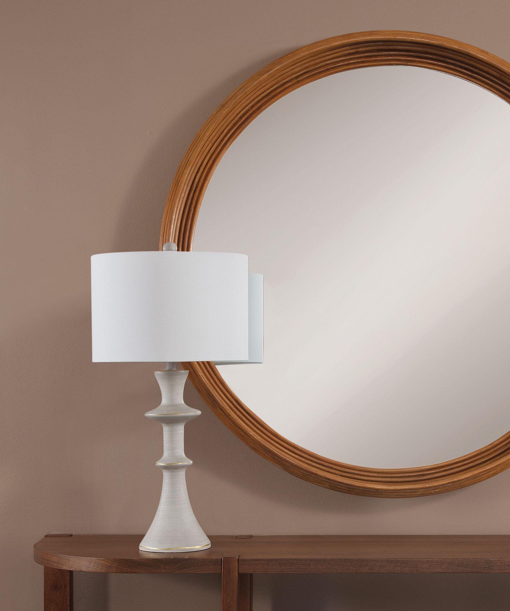 Image 3 Candra 30" High Light Cement Table Lamp more views