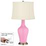Candy Pink Anya Table Lamp with Dimmer